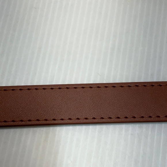Genuine leather dog collar belt brown color large size - Picture 7 of 7